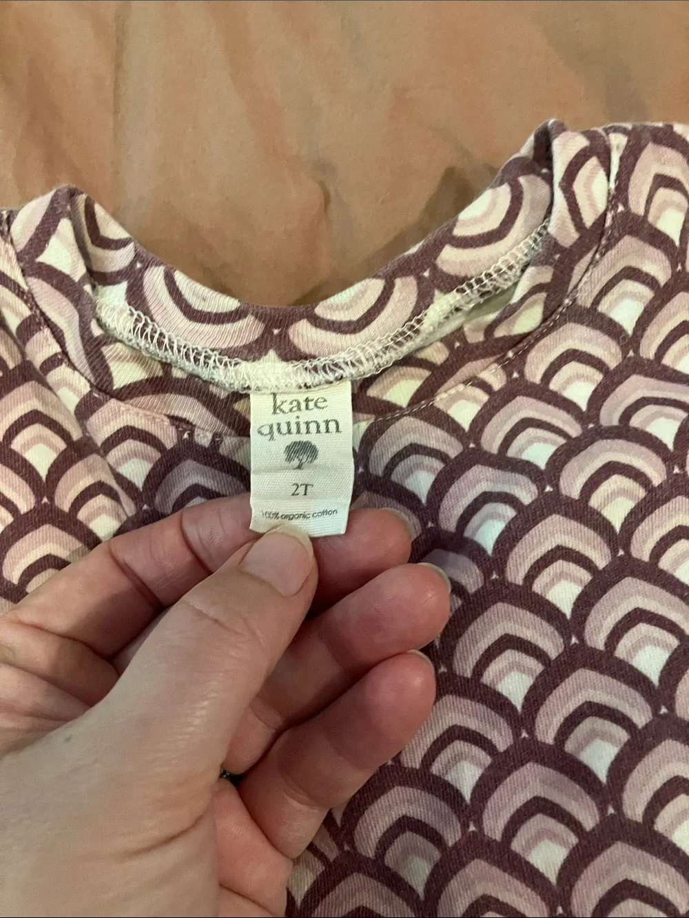 kate quinn Purple Patterned Long-Sleeve set for 2T